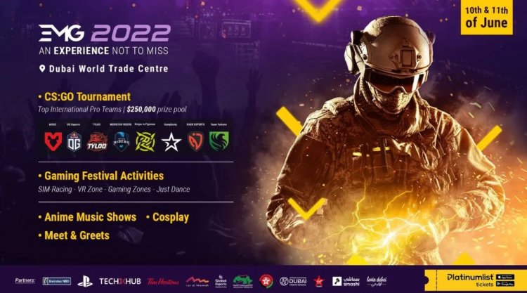 Dubai to host a two-day gaming and entertainment event called EMG 2022